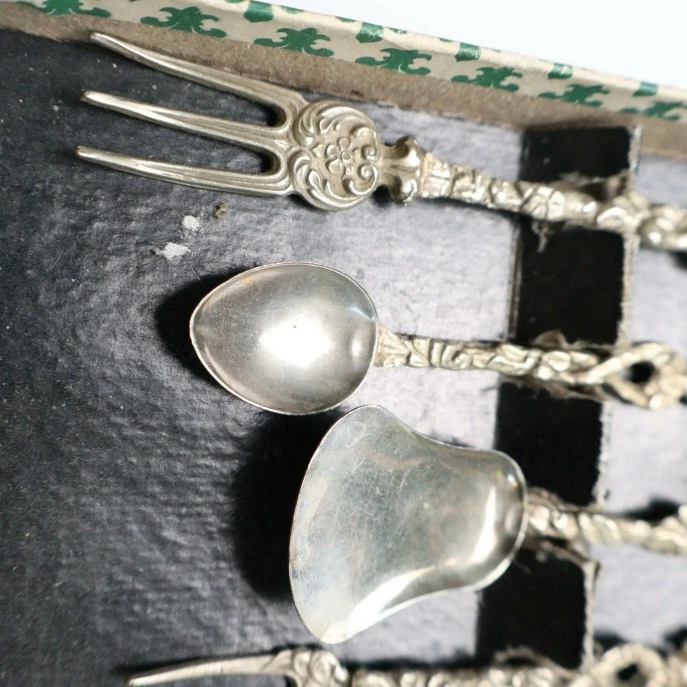VTG Candlelight Silver Florence Mini Utensil Set Hors d'oeuvres